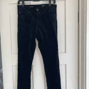AG Black Velvet High Rise Farrah Skinny, High Waisted sz 27